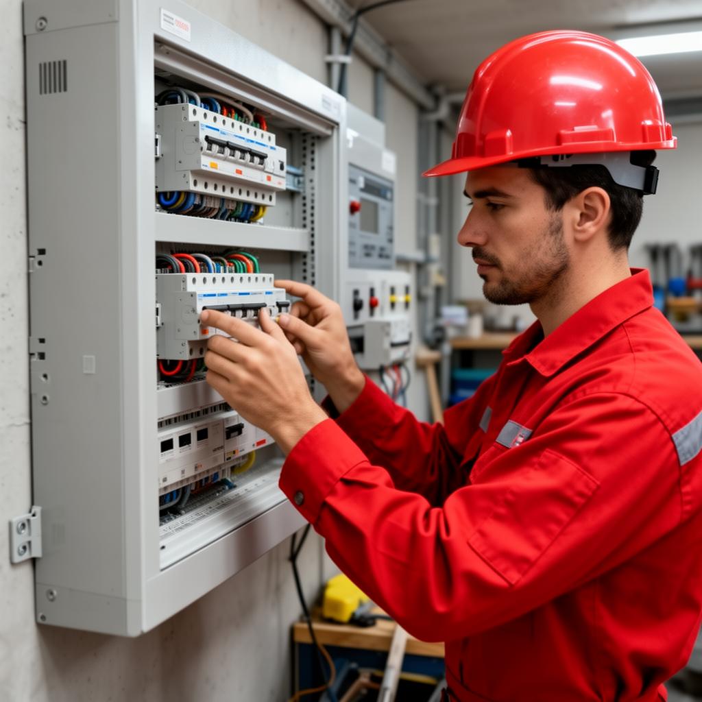 Quadro de distribuição residencial instalado pela Gtec Eletricista em Bauru
